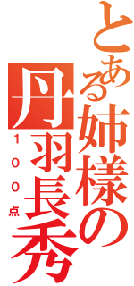 とある姉樣の丹羽長秀（１００点）