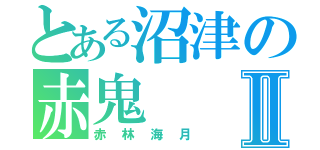 とある沼津の赤鬼Ⅱ（赤林海月）