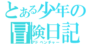 とある少年の冒険日記（アドベンチャー）