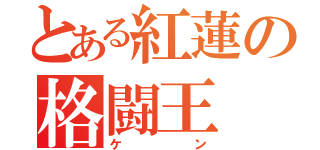 とある紅蓮の格闘王（ケン）