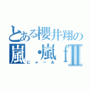 とある櫻井翔の嵐・嵐ｆｏｒ ｙｏｕⅡ（にゃーあ）