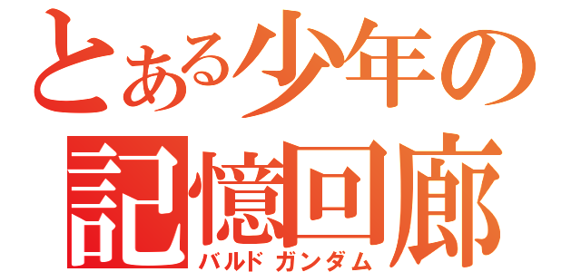 とある少年の記憶回廊（バルドガンダム）