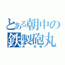 とある朝中の鉄製砲丸（洪 将極）