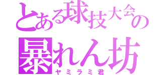 とある球技大会の暴れん坊（ヤミラミ君）