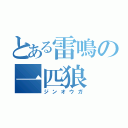 とある雷鳴の一匹狼（ジンオウガ）