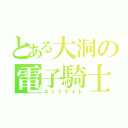 とある大洞の電子騎士（ネットナイト）