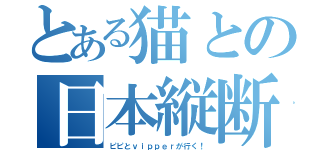 とある猫との日本縦断（ピピとｖｉｐｐｅｒが行く！）