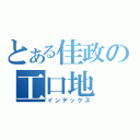 とある佳政の工口地（インデックス）