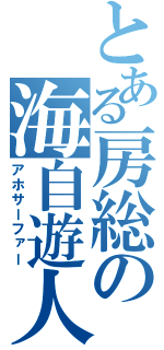 とある房総の海自遊人（アホサーファー）