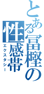 とある冨樫の性感帯（エクスタシー）