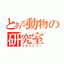 とある動物の研究室（ラボラトリー）