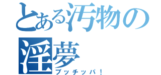 とある汚物の淫夢（ブッチッパ！）