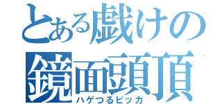 とある戯けの鏡面頭頂（ハゲつるピッカ）