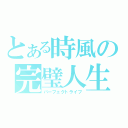 とある時風の完璧人生（パーフェクトライフ）