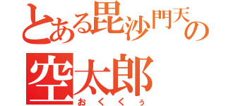 とある毘沙門天の空太郎（おくくぅ）