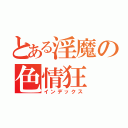 とある淫魔の色情狂（インデックス）