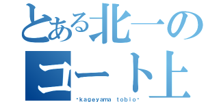 とある北一のコート上の王様（〜ｋａｇｅｙａｍａ ｔｏｂｉｏ〜）