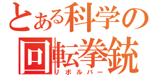 とある科学の回転拳銃（リボルバー）