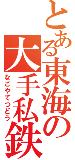 とある東海の大手私鉄（なごやてつどう）