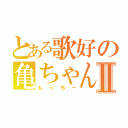 とある歌好の亀ちゃんⅡ（もっちー）