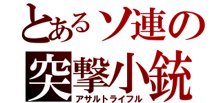 とあるソ連の突撃小銃（アサルトライフル）