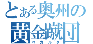 とある奥州の黄金蹴団（ベガルタ）