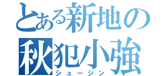 とある新地の秋犯小強（シュージン）