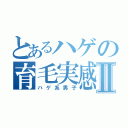 とあるハゲの育毛実感Ⅱ（ハゲ系男子）