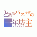 とあるバスケ部の一年坊主（インデックス）