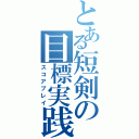 とある短剣の目標実践（スコアプレイ）