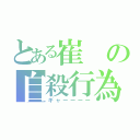 とある崔の自殺行為（ギャーーーー）