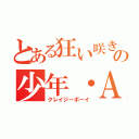 とある狂い咲きの少年・Ａ（クレイジーボーイ）