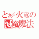 とある火竜の滅竜魔法（サラマンダー）