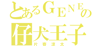 とあるＧＥＮＥの仔犬王子（片寄涼太）