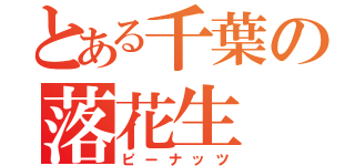 とある千葉の落花生（ピーナッツ）