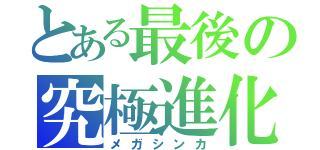 とある最後の究極進化（メガシンカ）