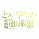 とある学生の電弦楽器（エレクトリック・ギター）