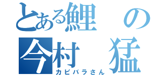 とある鯉の今村 猛（カピバラさん）