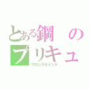 とある鋼のプリキュア（ブロンズセイント）