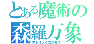 とある魔術の森羅万象（アトミックコスモス）