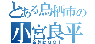 とある鳥栖市の小宮良平（新幹線ＧＯ！）