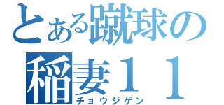 とある蹴球の稲妻１１（チョウジゲン）