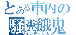 とある車内の騒糞餓鬼（インデックス）