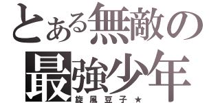 とある無敵の最強少年（旋 風 豆 子 ★）