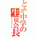 とある中学の生徒会長（ガリガリくん）