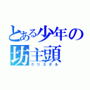 とある少年の坊主頭（クリスタル）