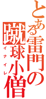 とある雷門の蹴球小僧（イナイレ）