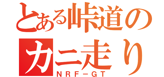 とある峠道のカニ走り（ＮＲＦ－ＧＴ）