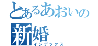 とあるあおいの新婚（インデックス）