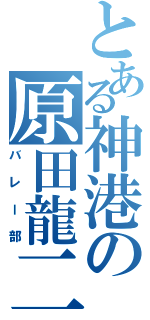 とある神港の原田龍二（バレー部）